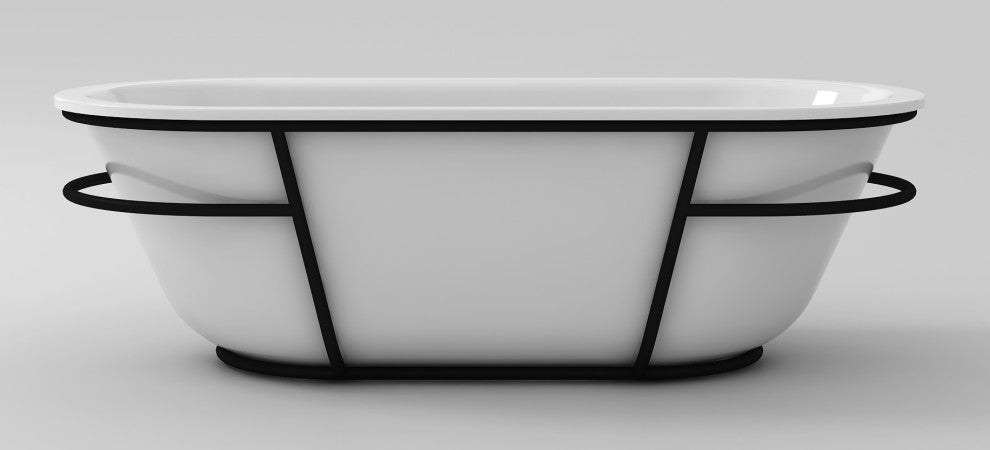 Eden 67" Freestanding Bathtub with no faucet