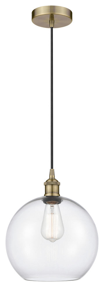 Innovations 616-1P-AB-G122-10-LED 1-Light Mini Pendant, Antique Brass