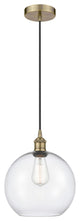 Innovations 616-1P-AB-G122-10-LED 1-Light Mini Pendant, Antique Brass