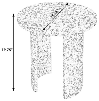 Siesta Outdoor Terrazzo Round Side Table