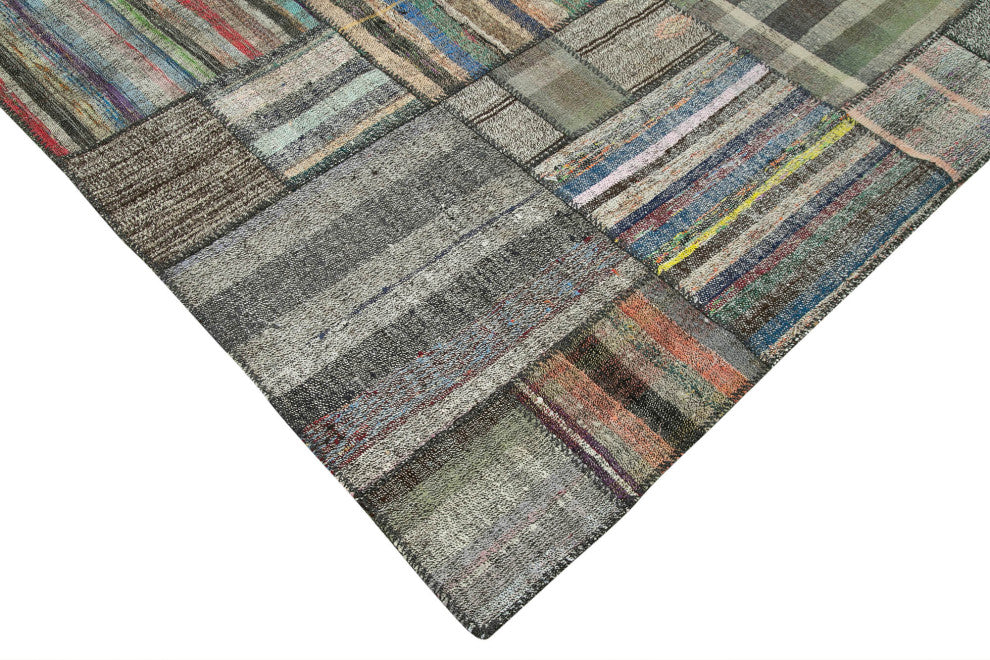 Rug N Carpet - Handmade Anatolian 10' 9'' x 13' 4'' Unique Patchwork Kilim Rug