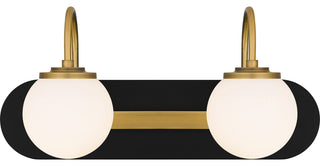 Quoizel DES8618 Desmond 2 Light 18"W Vanity Light - Matte Black