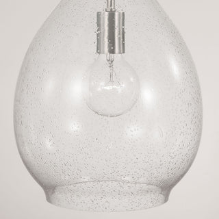 HomePlace Lighting Brentwood 1-Light Pendant 349011BN Brushed Nickel