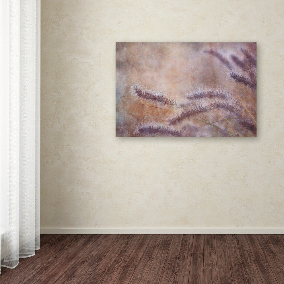 Cora Niele ''Dew Fox Tail Grass'' Canvas Art