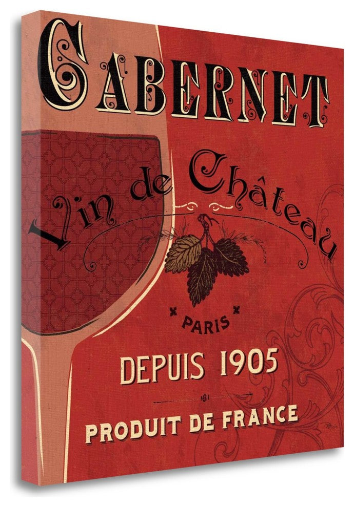 "Red Label I" By Pela Studio, Giclee Print on Gallery Wrap Canvas, Ready to Hang