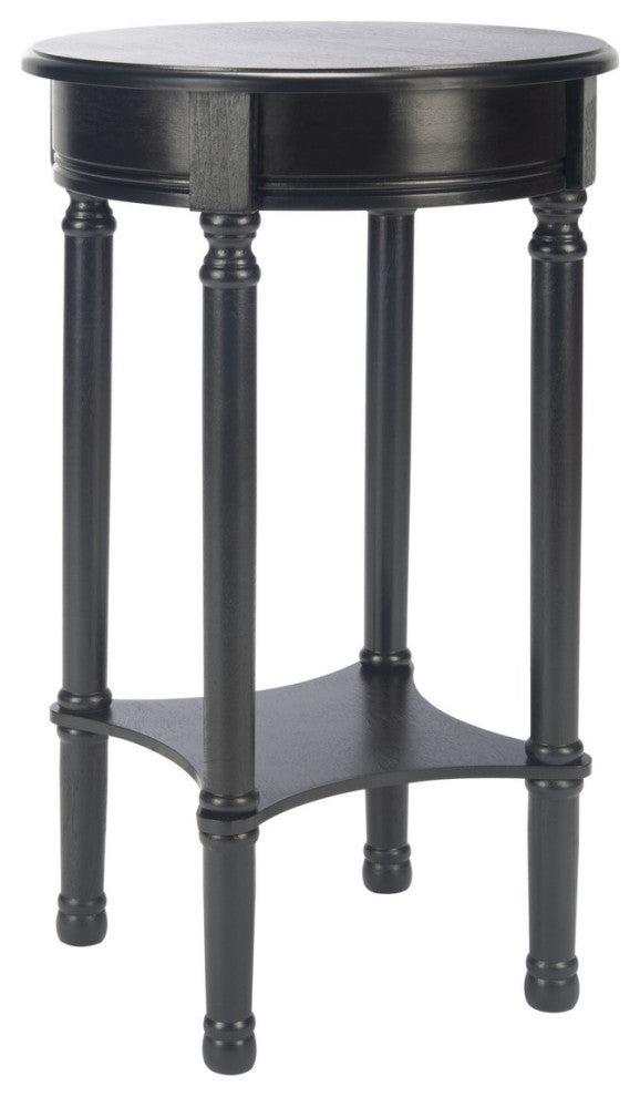 Safavieh Tinsley Round Accent Table, Black