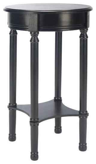 Safavieh Tinsley Round Accent Table, Black