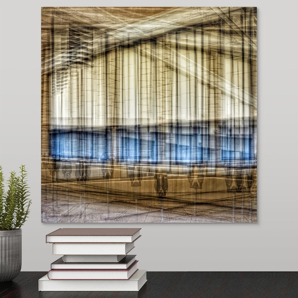 "Parking Meters" Wrapped Canvas Art Print, 16"x16"x1.5"