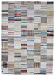Rug N Carpet - Handmade Turkish 8' 3'' x 11' 7'' Rustic Patchwork Kilim Rug