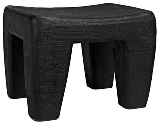 Sumo Stool, Black Burnt