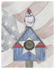 "Americana Birdhouse IV" Digital Paper Print by Elyse DeNeige, 18"x22"