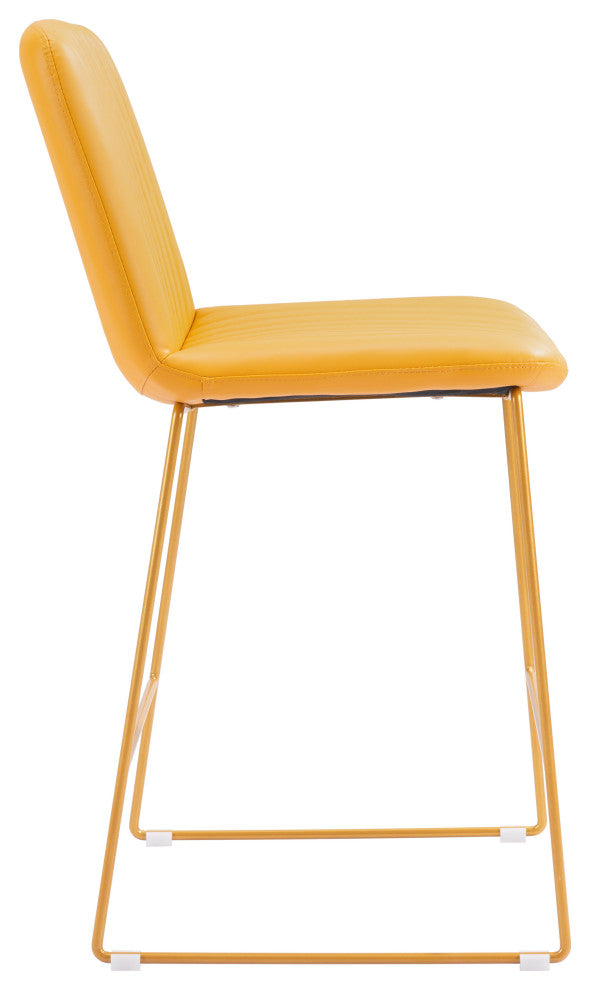 Mode Counter Chair, Set of 2 Yellow