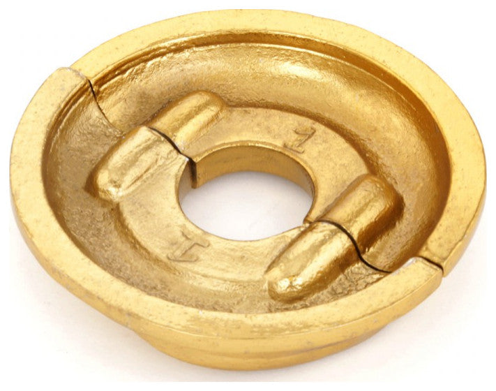 Spiral Radiator Flange BRASS Lacquered 1/2" (IPS) pipe 7/8" inside dia