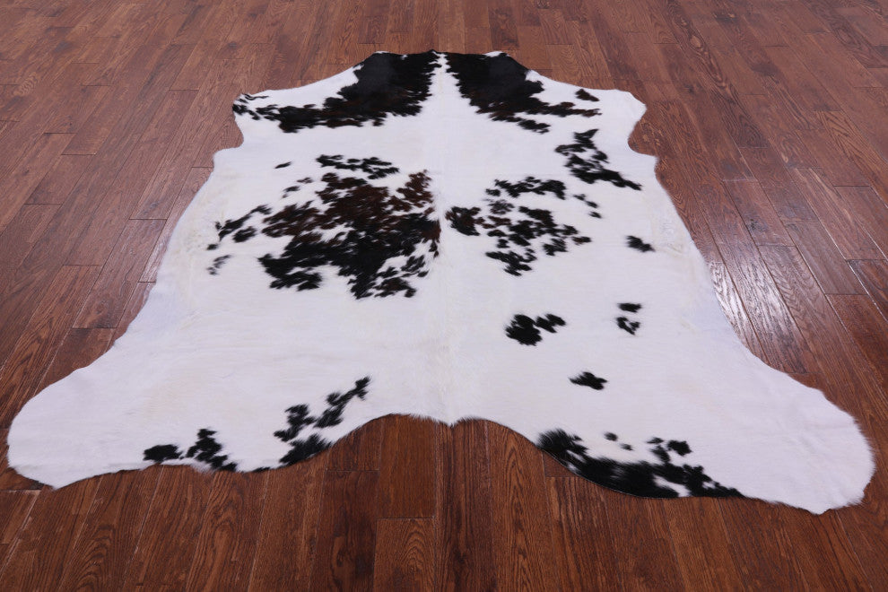 7' 1" X 6' 10" Natural Cowhide Rug C1721