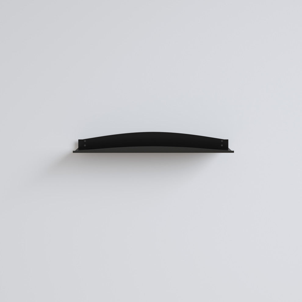 Harry Wall Mounted Shelves, Black, 24"