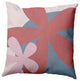 Bold Flowers Polyester Indoor Pillow, Bright Mauve Pink, 26"x26"