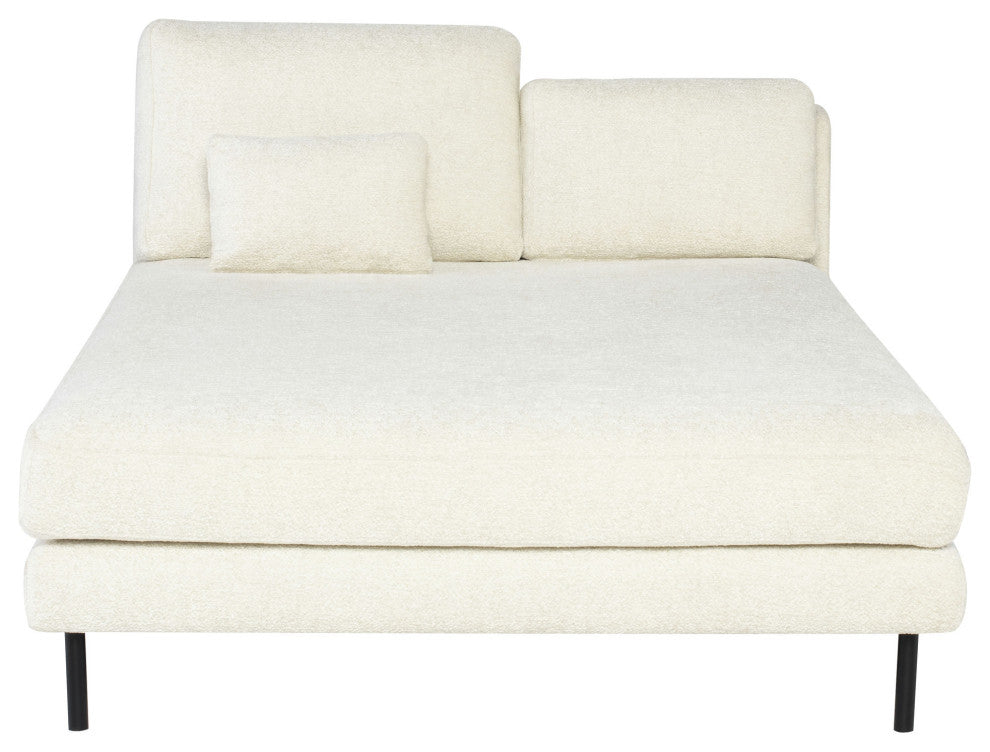 Gigi Coconut Fabric  Modular Sofa Chaise