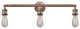INNOVATIONS LIGHTING 205NH-AC-LED Bare Bulb 3 Light Bath Vanity Light