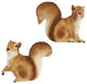 Squirrel Statues-Resin Animal Figurine, Set of 2, by Pure Garden