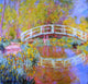 Claude Oscar Monet A Japanese Bridge at Giverny Gallery Wrapped Canvas Print