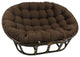 Blazing Needles Solid Twill Double Papasan Chair Cushion, Frame not included