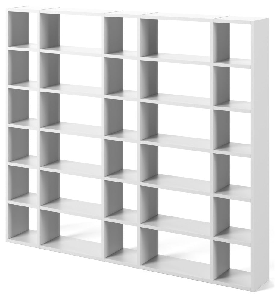 Modern Modular Large Display Shelves, Matte White