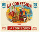 "La Confession Cigars" Digital Paper Print by Vintage Booze Labels, 38"x31"