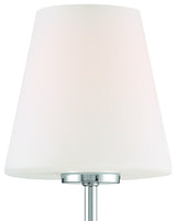 Lena 1 Light Chrome Wall Mount