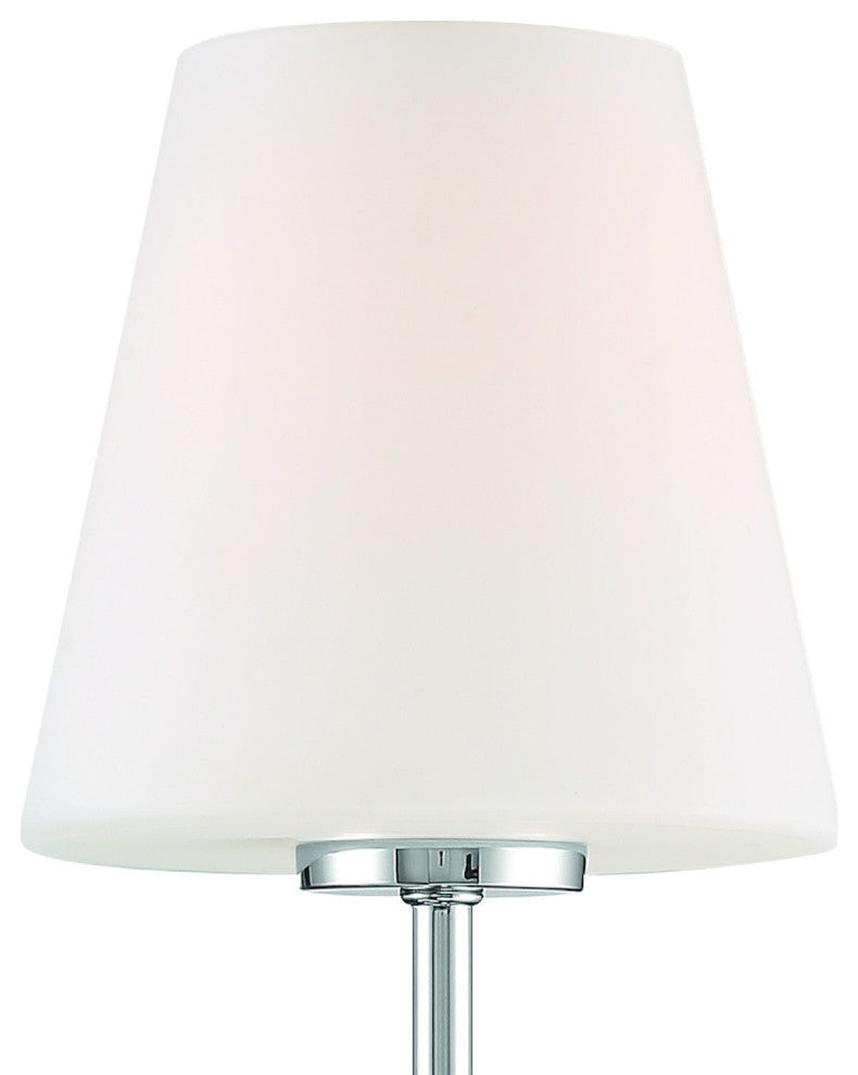 Lena 1 Light Chrome Wall Mount