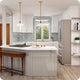 Kira Home Harlow 9" Farmhouse / Schoolhouse / Rustic Pendant Light, Glass Shade