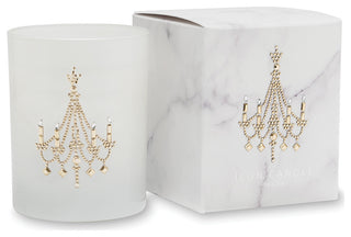 Gold Glass Icon Candle, Chandelier