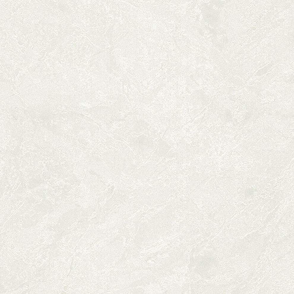 Silk Impressions 2, Contemporary Floral White Wallpaper Roll