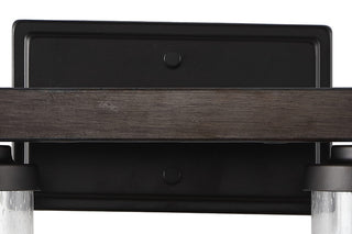 Bungalow Iron LED Vanity Light, Oil Rubbed Bronze, 2 Bulb