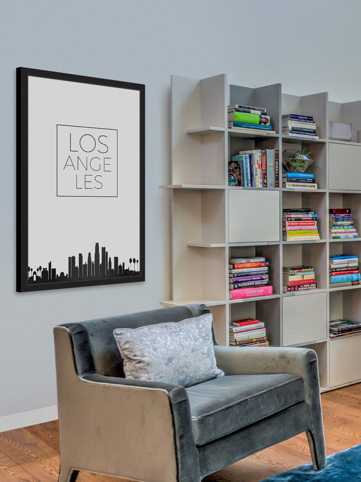 "Let's Do Business, LA II" Framed Painting Print, 16x24