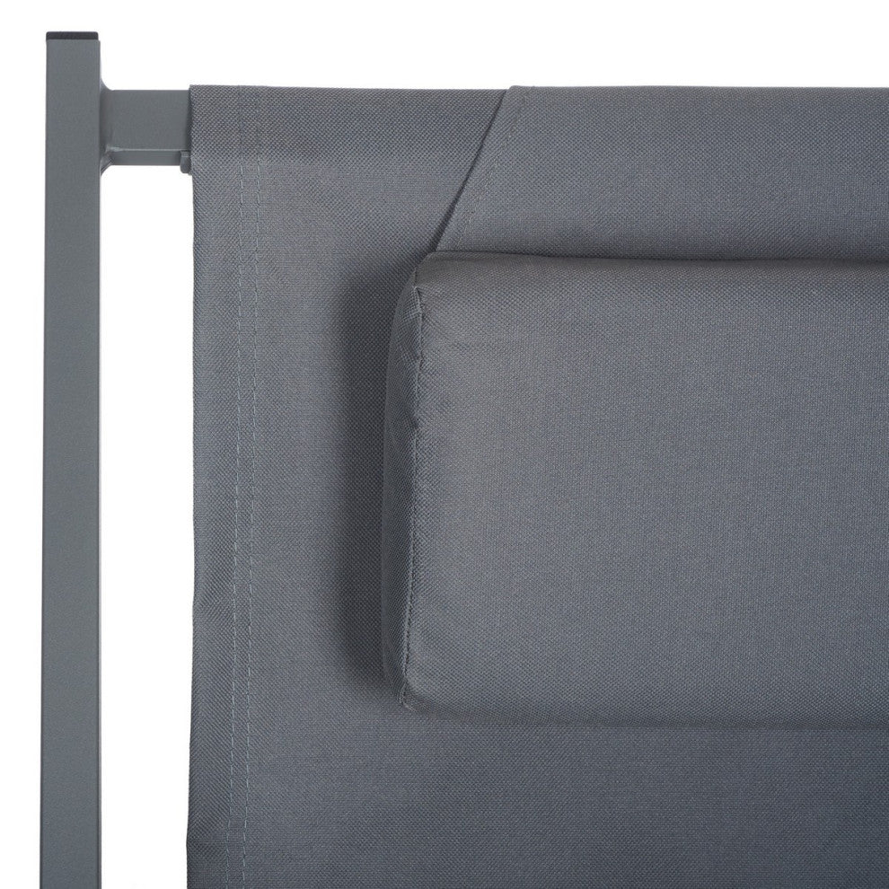 Safavieh Outdoor Camlin Set of 2 Sling Chairs Grey