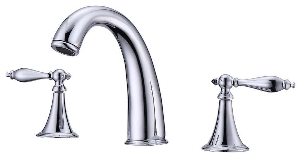 Caroline Parkway 93" Double Sink Espresso Vanity with Polished Chrome Faucet