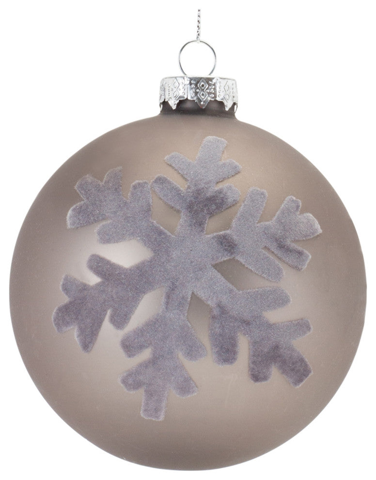 Snowflake Ball Ornament, 6-Piece Set