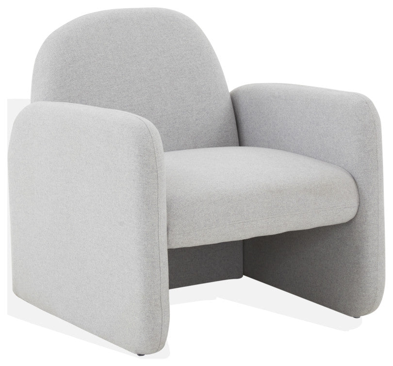 Safavieh Couture Patsy Chiclet Accent Chair, Light Grey