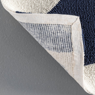 Nuloom Novelty Outdoor Hand Hooked Area Rug Fish Outdoor, Navy 2'6"x8'