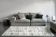 Dynamic Rugs Oxford Area Rug Cream/Blue/Gray, 7.10x10'