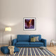 "Fire In Canyon" Framed Digital Print by Sandipan Biswas, 38"x38"