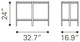 Coffee Table, Rectangular, Steel Metal, Gold, Gray, Lounge Hospitality