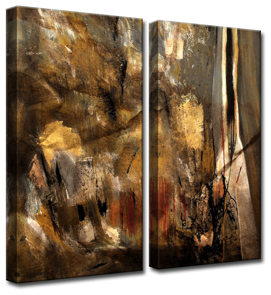 Ready2Hangart 'Etabx I' 2-Piece Abstract Oversized Canvas Wall Art Set