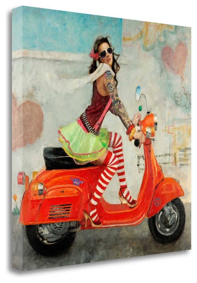 "This Is How I Roll" By Michael Fitzpatrick, Giclee Print on Gallery Wrap Canvas