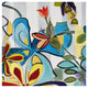 "Happy Snappy Garden TR" Digital Paper Print by Joan Elan Davis, 42"x42"