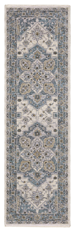 Oriental Weavers Maharaja 051F1 Medallion Rug, Blue, 3'3"x5'