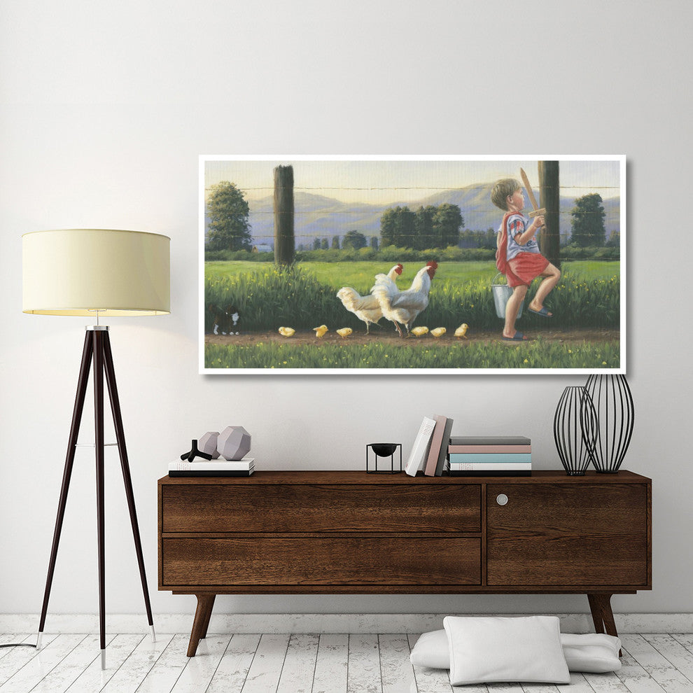"Fearless Leader" Digital Paper Print by James Wiens, 74"x38"