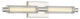 George Kovacs P5332-613-L, Double Barrel, 1 LED Bath Light