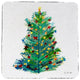 Christmas Tree Coaster - 3 Sets of 4 (12 Total)