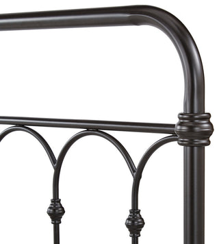 Maverick Rustic Metal Bed, Dark Bronze, King